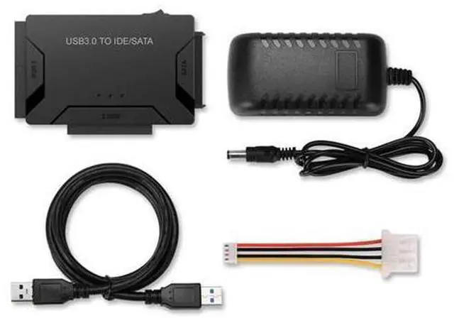 Main image of 2.5 3.5 Hard Disk Universal Adapter USB3.0 USB 3.0 Data Transfer to SATA IDE Combo External Converter (EU Plug)-AB01