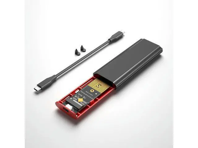 Alt view image 2 of 4 - 3X M2 SSD NVME Enclosure M.2 To USB 3.1 SSD Box Case For M.2 Pcie Nvme M Key 2230/2242/2260/2280 Tool Adapter,Black