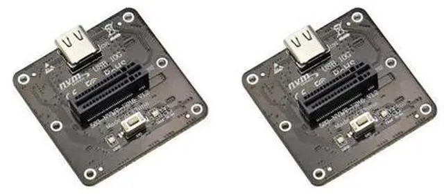 Main image of 2X M.2 Nvme To Type-C 3.1 SSD Adapter M2 To USB-C 3.1 Internal Converter Card 10Gbps Type-C 3.1 Gen 2 For Nvme M2 SSD
