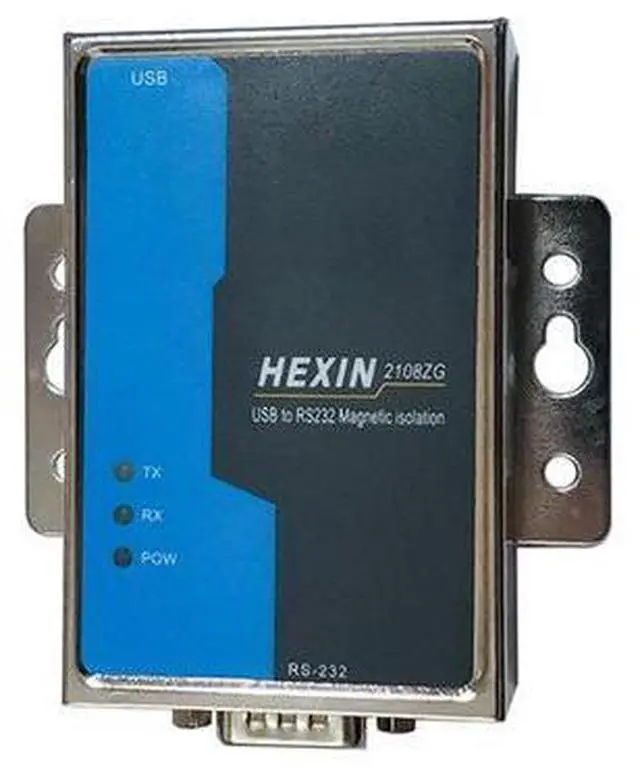 Main image of USB to RS232 photoelectric isolation converter DB9 pin to USB no external power supply HXSP-2108ZG usb2.0 RS-232 adapter
