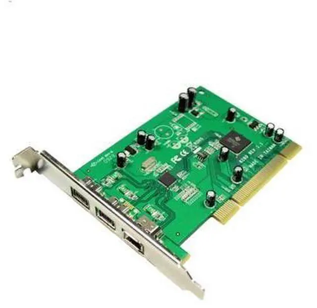Main image of IOCREST PCI Combo 2x 1394b + 1x 1394a Firewire Ports PCI Controller Card 1394 card TI Chipset 6pin cable win10