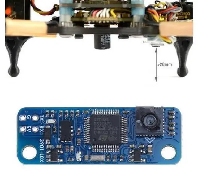 Alt view image 4 of 4 - MATEK 3901 L0X Traversing Machine Optical Flowmeter Sensors Module for FPVs