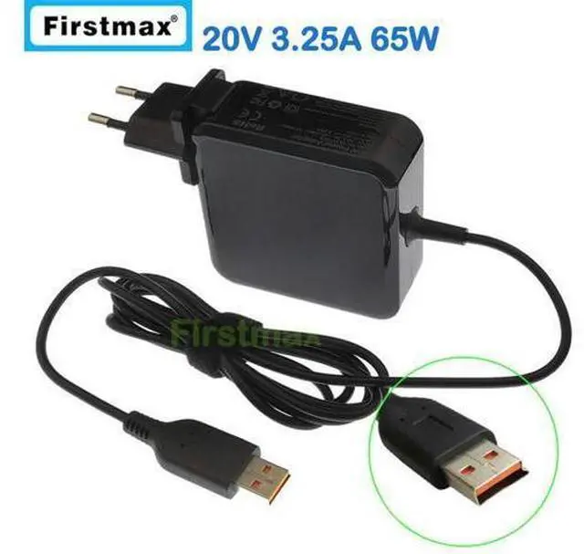 Main image of 20V 3.25A 65W laptop AC power adapter charger ADL65W5A10G68681 ADL65WLH 5A10G68687 5A10G68688 for Yoga 4S EU Plug