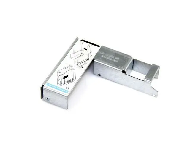 Alt view image 2 of 4 - 10Pcs 3.5Inch To 2.5Inch Metal HDD Bracket Tray Caddy For R420 R430 R510 R520 T620 R710 R720 R730 9W8C4 Converter Adapter