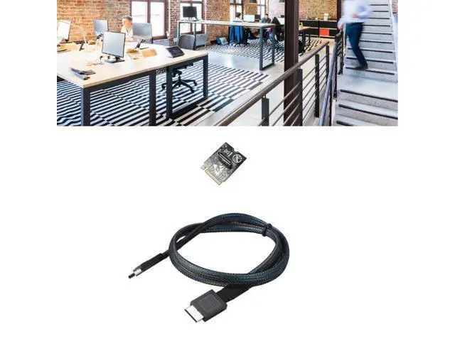 Alt view image 2 of 4 - Oculink SFF-8612 to M.2 to SFF-8611 Host Adapter for GPD G1 External Graphics