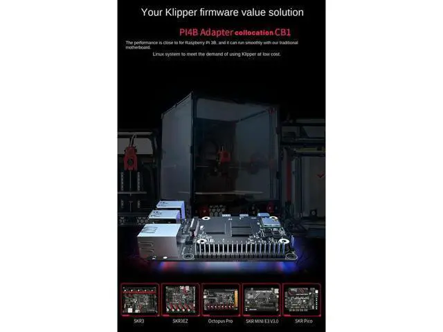 Alt view image 3 of 4 - PI4B Adapter+BTT CB1 Core Board Kit For PI4B To Replace Raspberry Pi To Replace CM4 Klippers 3D Printer Parts For Voron