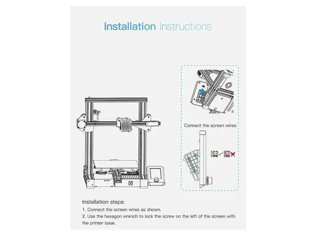 Alt view image 2 of 4 - For Creality Upgrade Ender 3 V2 Intelligent Screen Kit HD Color Screen Display Compatible With Ender-3 V2, Ender 3 Pro