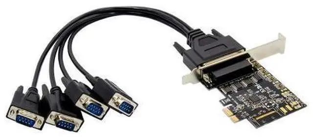 Main image of PCIE AX99100 4S DB9 RS232 Serial Port Card Controller Card PCI Express asix 99100 Chip 4 ports rs-232 to pci-e com Adapter cable