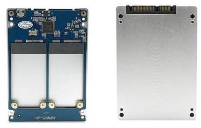 Main image of Dual mSATA RAID to 22pin SATA Adapter 2.5 inch SATA 3.0 Enclosure USB3.0 to 2 MSATA SATA 3 RAID 0/1
