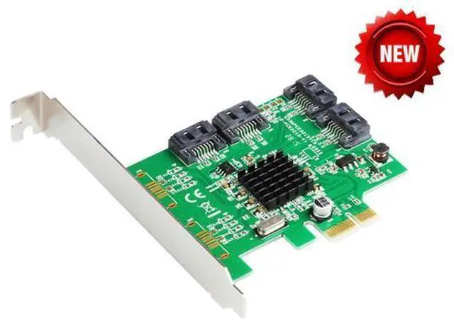 Main image of Marvell 88SE9215 4 Ports SATA 6G PCI Express Controller Card PCI-e to SATA III 3.0 converter PCI low profile bracket SATA3.0