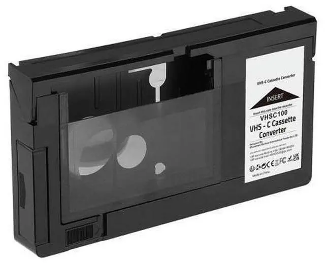 Main image of VHS-C Cassette Adapter for VHS-C SVHS Camcorders JVC RCA Panasonic Motorized VHS Cassette Adapter Not for 8mm/MiniDV/Hi8