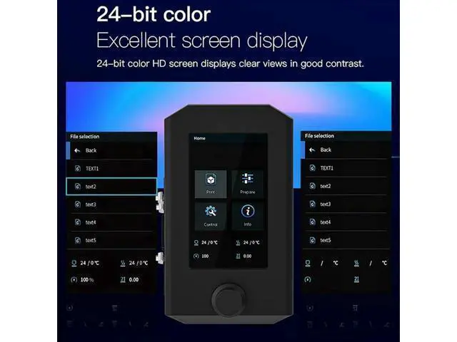 Alt view image 4 of 4 - For Creality Upgrade Ender 3 V2 Intelligent Screen Kit HD Color Screen Display Compatible With Ender-3 V2, Ender 3 Pro