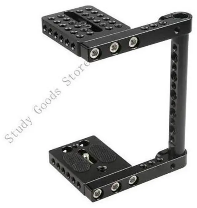 Main image of Aluminum Camera Cage Adjustable Top Handle Cheese Plate Camera Base Plate Adapter For DSLR Camera Cage Accessories