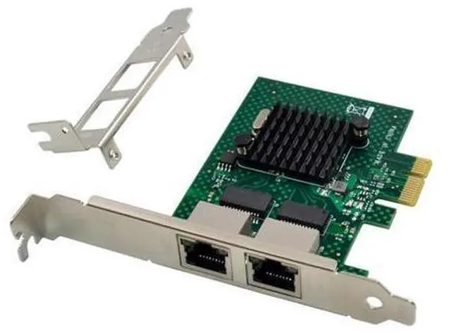 Main image of BCM5720 PCIE X1 Gigabit Ethernet Network Card Dual Port Server Network Adapter Card Compatible with WOL PXE VLAN
