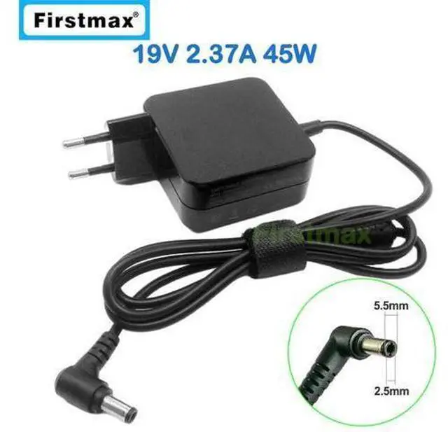 Main image of 19V 2.37A laptop ac power adapter charger for X555L X555LAB X454WA X455LAB X455YA X554LAB X554UA X705UA X750LAV EU Plug