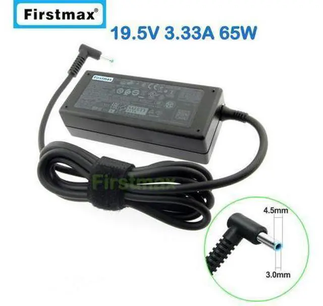 Main image of 19.5V 3.33A 65W Adapter Charger for Chromebook 14 Pavilion 15 Series 710412-001 PPP009C Blue Tip
