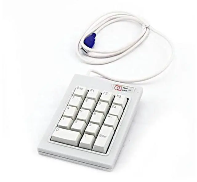 Main image of 18 Keys USB ESC Key Wired Mechanical Password Finance Number Numberic Keypad Keyboard F1 F2 F3 F4 DELETE KEY