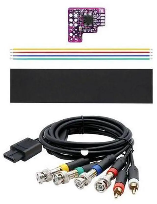 Main image of N64 RGB MOD+RGB Cable for N64 NTSC Consoles RGB Module Chip for NTSC Modified RGB Output Module-AB01