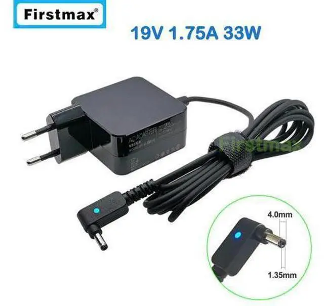Main image of 19V 1.75A 33W laptop AC power Adapter Charger for A553MA A553SA D553MA F102B F102BA F201 F201E F202 F202E F553M EU Plug