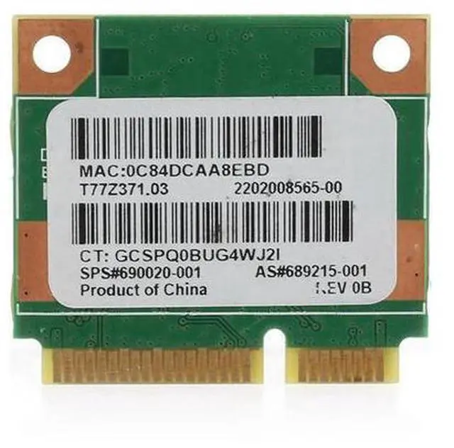 Main image of 10X RT3290 150Mbps Wi-Fi Wireless Network Card Bluetooth-Compatible For Pavilion G7-2000 Ralink 802.11B/G/N