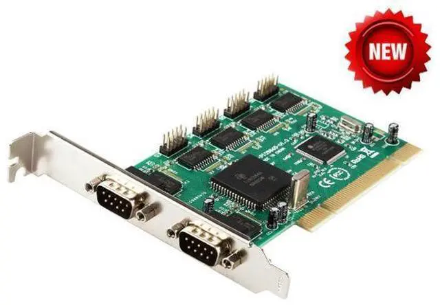 Main image of PCI Multiport Serial Card Serial port RS232 6 COM port 9-pin device PCI card industrial expansion Moschip 9865 chipset win10