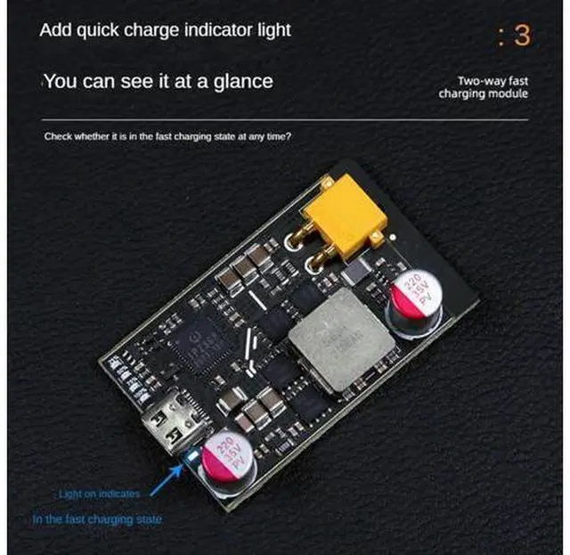 Main image of Bidirectional Fast Charging Module Upgrade 100W High-Power Full-Protocol Fast Charging Module Charging Bank Main Board-AB01