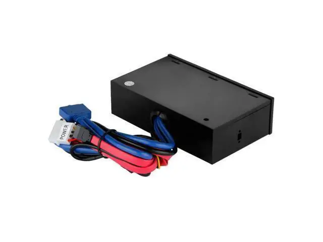 Alt view image 4 of 4 - Multifuntion 5.25" Media Dashboard Card Reader USB 2.0 USB 3.0 20 pin e-SATA SATA Front Panel