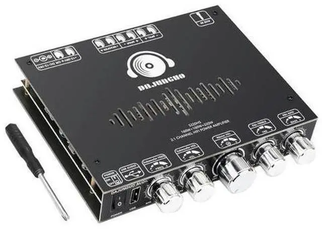 Main image of S220HS Bluetooth Power Amplifier Board, 2.1 Channel TDA7498E 160Wx2+220W, 12V-38V Audio Power Amplifier Module-AB01