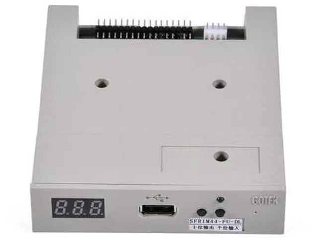 Main image of GOTEK SFR1M44-FU-DL 3.5" USB 1.44MB Floppy Drive Emulator for Embroidery Machine floppies drives emulators