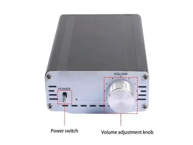 Alt view image 2 of 2 - Double Channel 300Wx2 Power Amplifier for Rich HiFi Auditory Home Entertainment