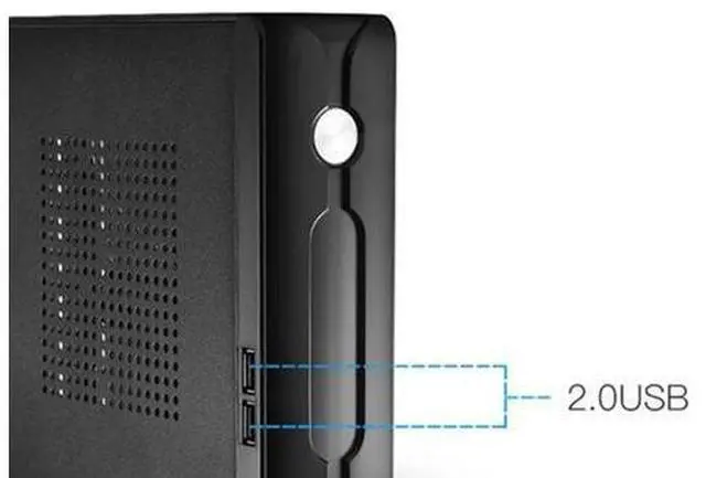 Main image of M03 HTPC ITX Case+150W 12V Power Supply Board HTPC Chassis USB2.0 ITX Enclosure Industrial Control Chassis
