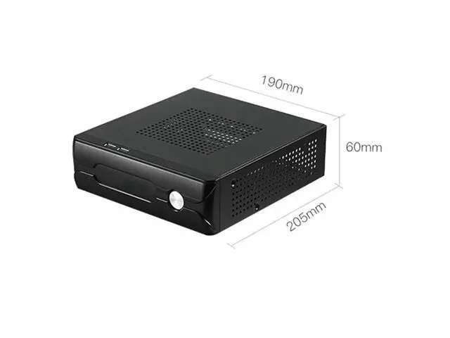 Alt view image 3 of 4 - M03 HTPC ITX Case+150W 12V Power Supply Board HTPC Chassis USB2.0 ITX Enclosure Industrial Control Chassis