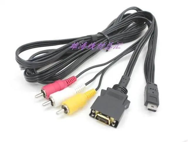 Main image of Composite Video Cable for Panasonic HDC-HS60 SD800 SD900 HC-X800 HC-X900 HC-X909 HDC-TM55 HDC-TM700 TM-900 Camcorders