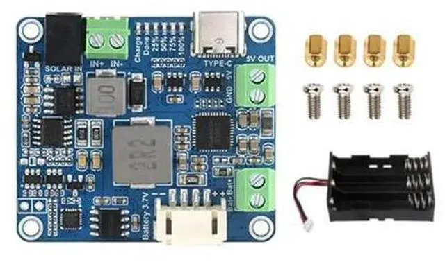 Main image of Solar Power Manager Module MPPT Supports 6V-24V Solar Panel Type-C 5V/3A Regulated Output Module-AB01