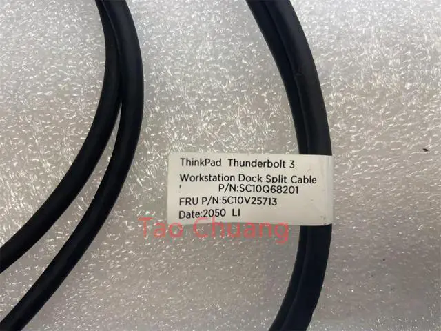 Alt view image 2 of 2 - FOR Thunderbolt 3 USB Workstation Base Expansion Dock Data Cable SC10Q68201 5C10V25713