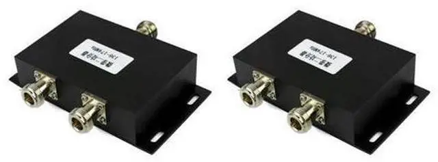 Main image of 2X 2 Way VHF 136-174Mhz Antenna Power Divider Splitter For Radio Repeater Power