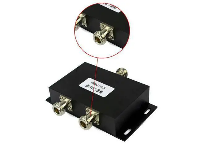 Alt view image 4 of 4 - 2X 2 Way VHF 136-174Mhz Antenna Power Divider Splitter For Radio Repeater Power