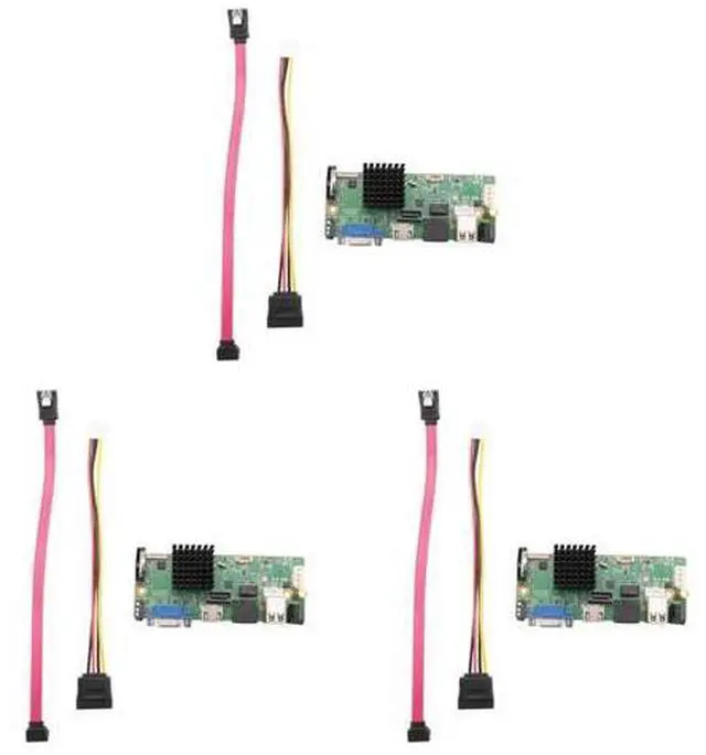 Main image of 3X H.265 10Chx5mp NVR Network DVR Digital Video Recorder Board IP Camera Max 12T Face Human Detection OVNIF XMEYE 1 SATA