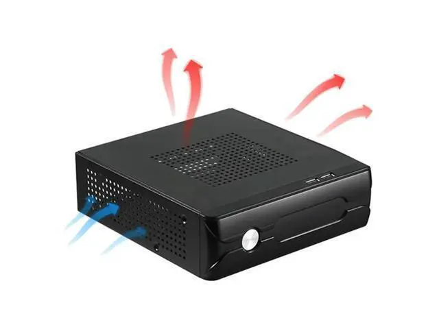 Alt view image 2 of 4 - M03 HTPC ITX Case+84W 12V Power Supply Board HTPC Chassis USB2.0 ITX Enclosure Industrial Control Chassis