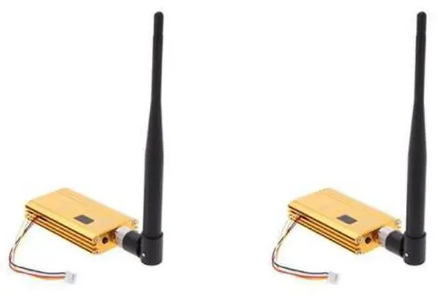 Main image of 2X FPV 1.2Ghz 1.2G 8CH 1500Mw Wireless AV Sender TV Audio Video Transmitter Receiver Combo For QAV250 250 FPV RC(C)