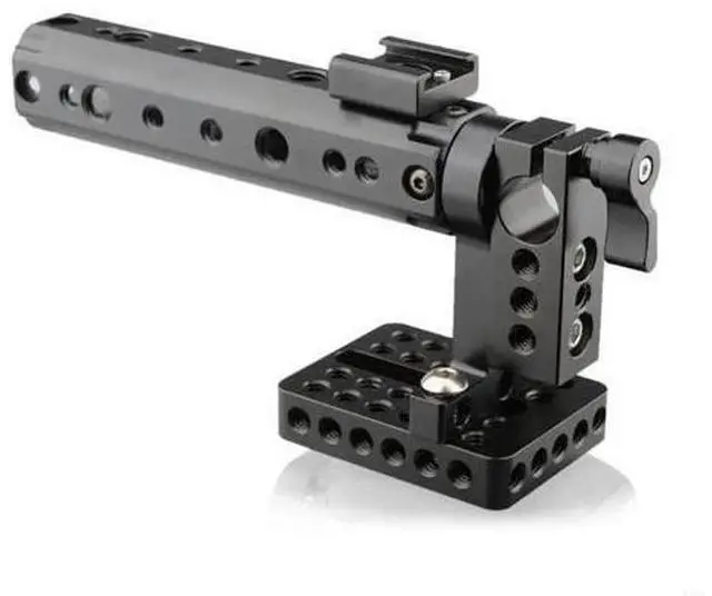 Main image of Camera Grip Top Handle with Cold Shoe for Camera Cage Universal Video Rig for Attaching DSLR Cameras Camcorders External