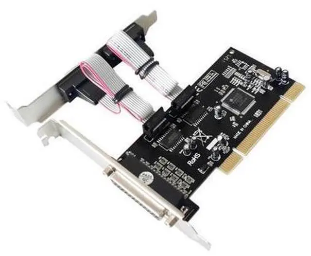 Main image of PCI To 2S1P Serial & Parallel adapter card PCI To 2 Ports RS232 COM DB9 & DB25 Palrallel port Converter Card MCS9865 Chipset