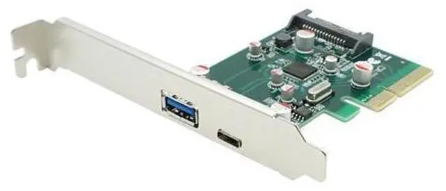 Main image of Desktop PC PCI Express Pcie x4 to USB3.1 Type-A+Type-C Host Controller Card pcie 4x to usb 3.1 Type-A adapter SuperSpeed 10Gbps