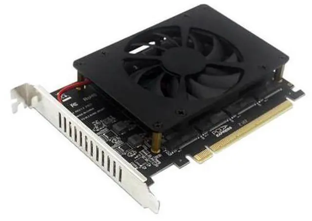 Main image of PCIEX16 NVME M2 MKEY SSD Array Expansion Adapter Card Motherboard PCIE Split Card-AB01