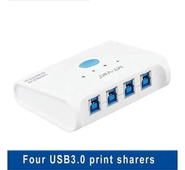 Main image of high speed USB3.0 sharing switch type-B 4 port usb3.0 hub printer sharing switch Four in and one out MT-SW341