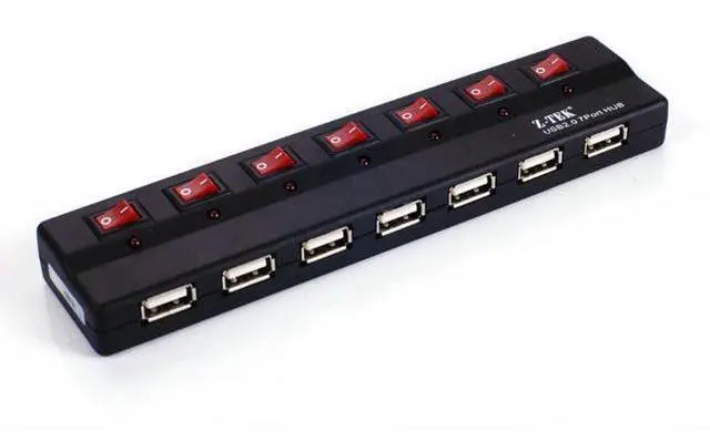 Main image of 7 USB2.0 HUB USB Hub ZK532A Isolated USB extension HUB High Speed