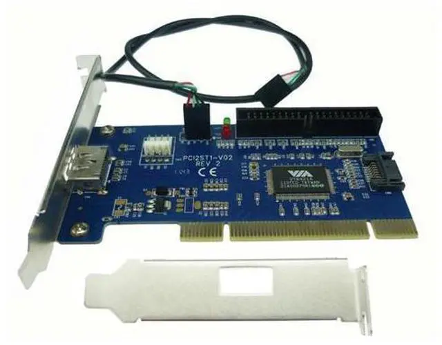 Main image of eSATA+USB Combo port PCI card internal SATA+IDE hybrid card RAID 40pin pci to power esata