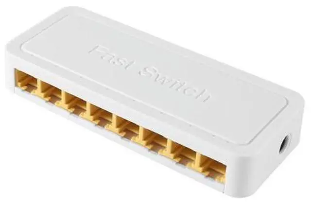Main image of 8 Ports RJ45 Gigabit Ethernet Switch 1000 Mbps Mini Network Switches VLAN Ethernet Splitter Lan Hub Switch EU Plug