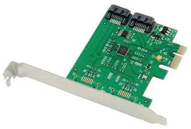 Main image of PCIe to 2 port SATA 3.0 expansion card 2-SATA 6Gbps expansion card 88SE9170 chipset dual sata3.0 to pci-e gen3