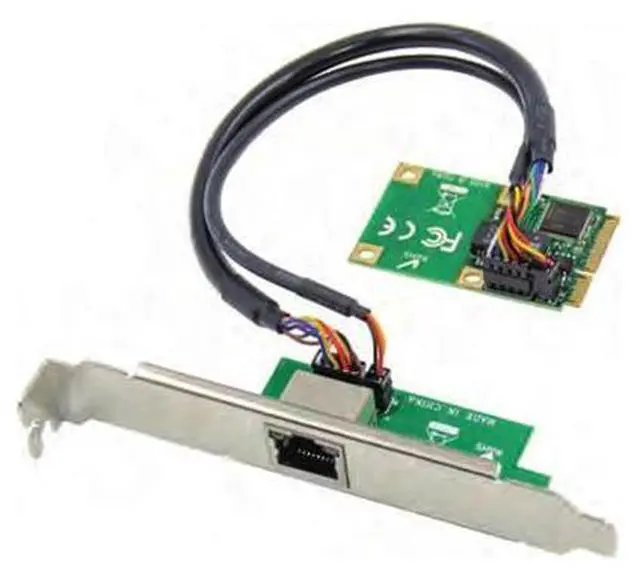 Main image of mini PCIe to Single port RJ45 Gigabit Ethernet NIC Network Card Mini PCIE Gigabit RJ45 LAN server network card 1000M to mpcie